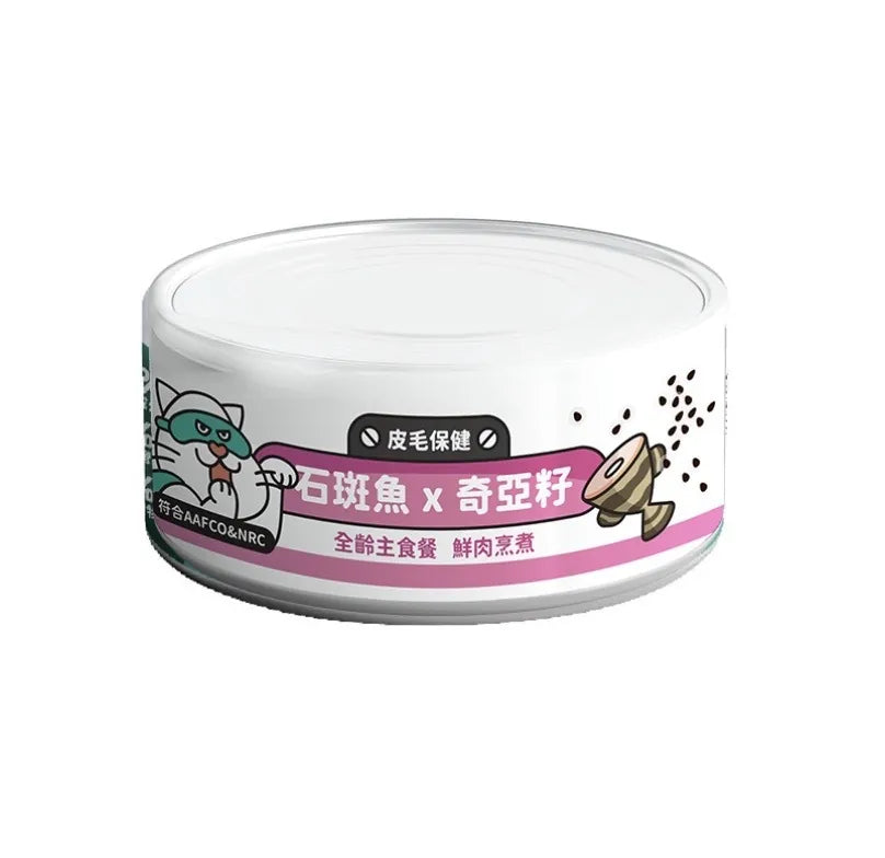 陪心寵糧| 貓Super『新』小白主食罐 80g