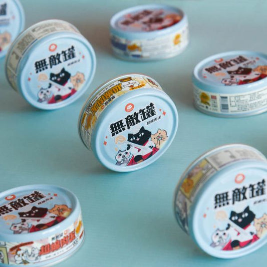 ParkCat貓樂園 無敵藍罐 超綿肉泥 貓罐頭【一舔就上癮】超綿口感 綿密再升級 頂級主食罐 98%鮮肉含量 添加Asahi啤酒酵母 (24罐或以上平均$18)