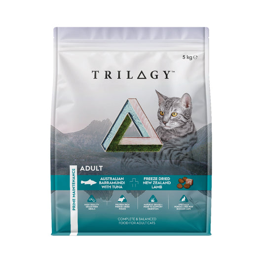 澳洲 Trilogy 奇境 貓用無穀乾糧 - 澳洲尖吻鱸及吞拿魚+5%紐西蘭羊肺凍乾 (呵護腸胃配方)