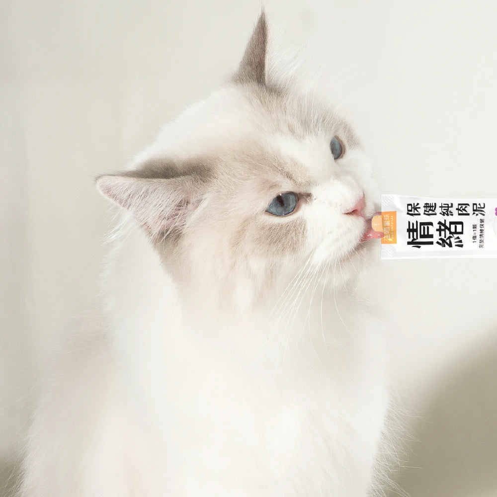 汪喵星球 情緒保健純肉泥 盒裝20包