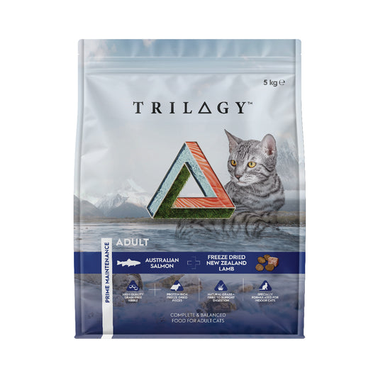 澳洲 Trilogy 奇境 貓用無穀乾糧 - 澳洲三文魚+5%紐西蘭羊肺凍乾 (護膚美毛配方)