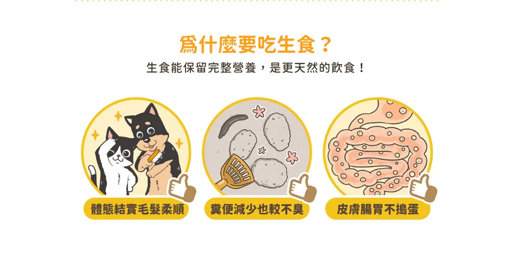 汪喵星球 貓咪 脫水生肉糧|80G&500G