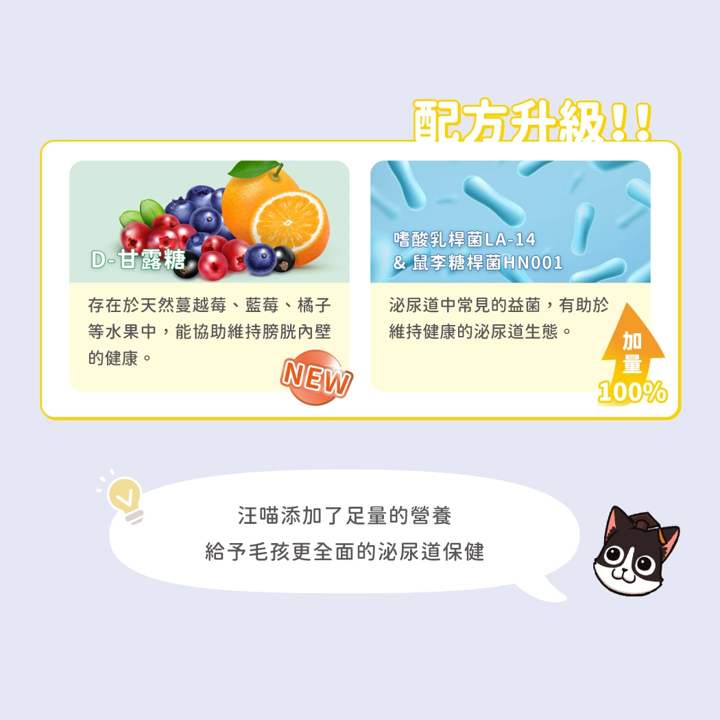 汪喵泌尿道健康保養粉 (升級版)