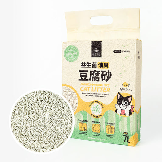 汪喵星球 益生菌消臭花草豆腐砂 (條型) 2.7kg