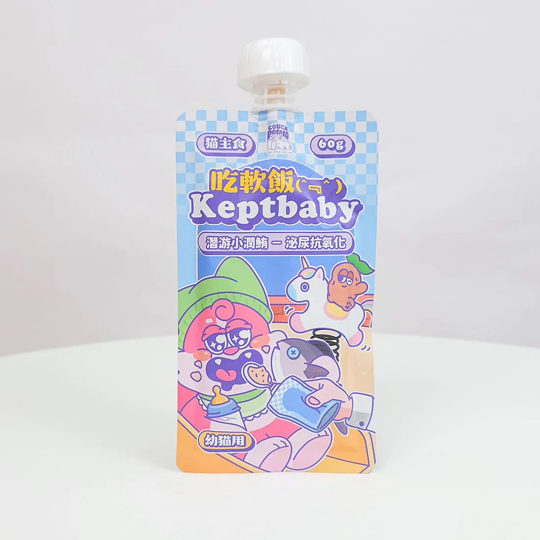 沙發馬鈴薯|Keptbaby吃軟飯貓用骨肉泥主食餐包