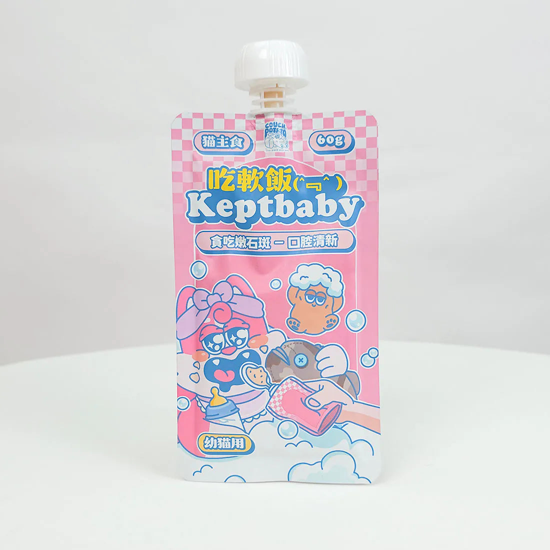 沙發馬鈴薯|Keptbaby吃軟飯貓用骨肉泥主食餐包