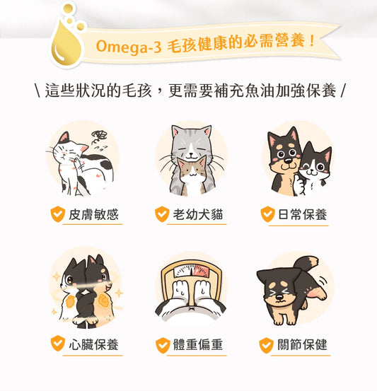 汪喵星球 魚油保健純肉泥 盒裝20包