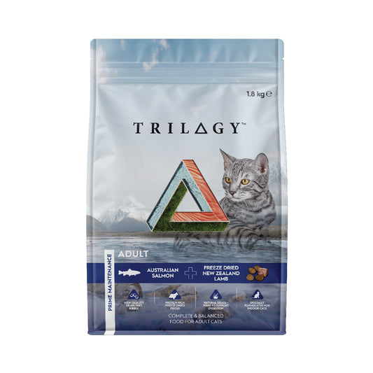 澳洲 Trilogy 奇境 貓用無穀乾糧 - 澳洲三文魚+5%紐西蘭羊肺凍乾 (護膚美毛配方)