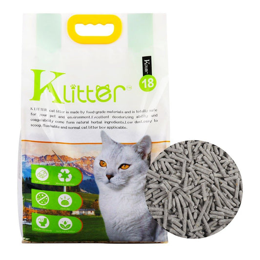 KLitter 天然豆腐貓砂 2mm (原味) 18L (新升級 - 添加小梳打顆粒)原裝行貨