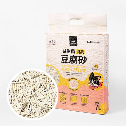 汪喵星球 益生菌消臭豆腐砂 原味(條型) 2.7kg